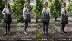 Gathering Bag puutarhalaukku, tummanharmaa-Barebones Outlet