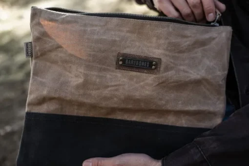Barebones Neelum Zipper Pouch Khaki säilytyspussi, Large Clearance