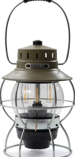 Barebones Railroad Lantern LED-lyhty, oliivinvihreä Hot