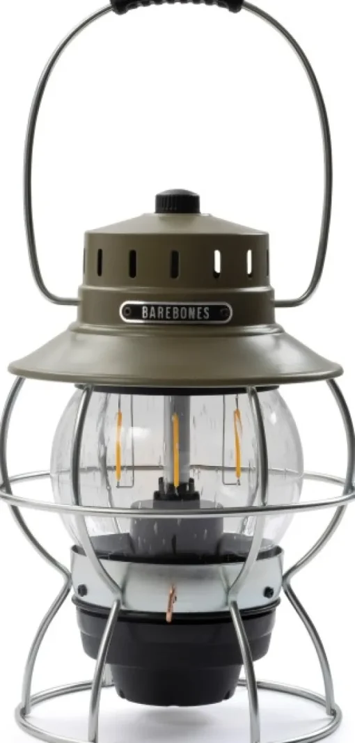 Barebones Railroad Lantern LED-lyhty, oliivinvihreä Hot