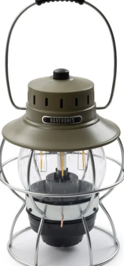 Barebones Railroad Lantern LED-lyhty, oliivinvihreä Hot