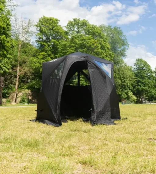 Näver Delux Bastutält & Kamin 4-6 p-Bast Sauna Sale