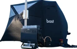 Bast Sauna Näver Plus Bastutält & Kamin 4-6 p Clearance