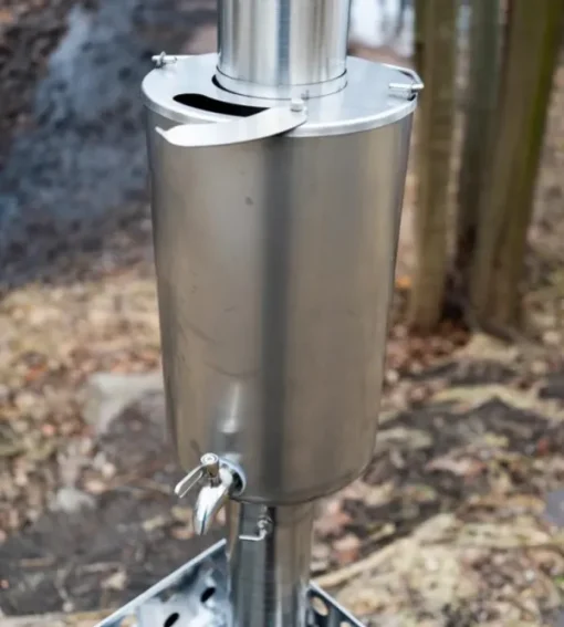 Bast Sauna Näver Plus Bastutält & Kamin 4-6 p Clearance