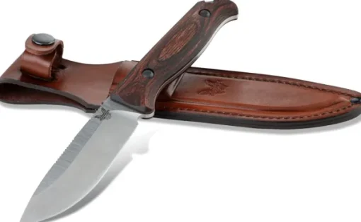 15002: Saddle Mountain Skinner w. Wood Handle-Benchmade Sale