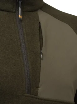 Abisko Half Zip Fleece fleecetakki, Green Moss-Beretta Fashion
