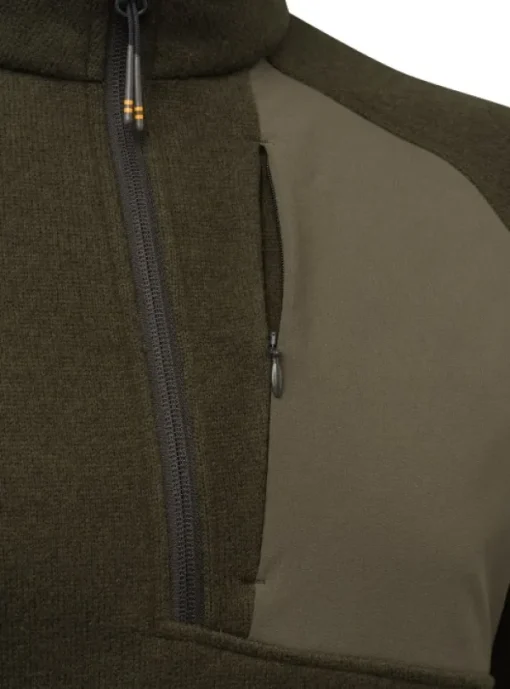 Abisko Half Zip Fleece fleecetakki, Green Moss-Beretta Fashion