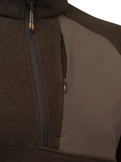 Abisko Half Zip Fleece fleecetakki, Brown Bark-Beretta Fashion