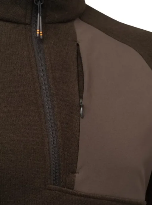 Abisko Half Zip Fleece fleecetakki, Brown Bark-Beretta Fashion