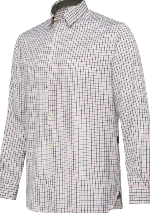 Beretta Charlow LS Shirt paita, Ivory & Blue Check Fashion