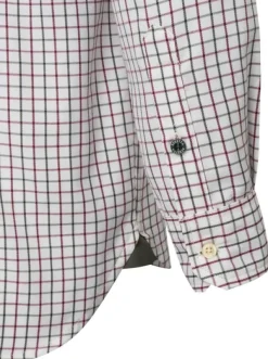 Beretta Charlow LS Shirt paita, Ivory & Blue Check Fashion