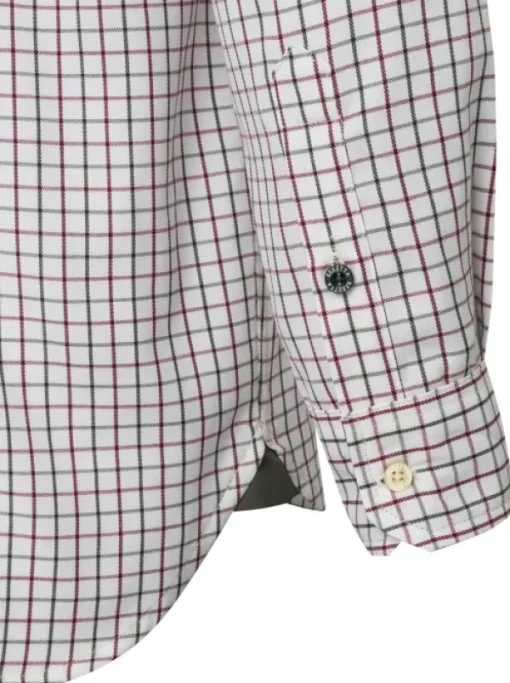 Beretta Charlow LS Shirt paita, Ivory & Blue Check Fashion