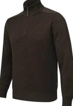 Beretta Dover Half Zip Tech Sweater pusero, ruskea Clearance