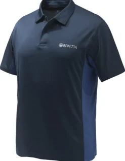 Beretta Flash Tech Polo Blue Total Eclipse Outlet