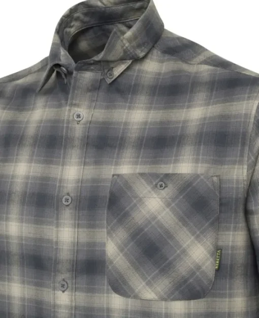 Jargo Stretch Shirt paita, Sage Green Check-Beretta Best