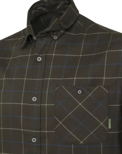 Jargo Stretch Shirt paita, Bark & Sage Check-Beretta Sale