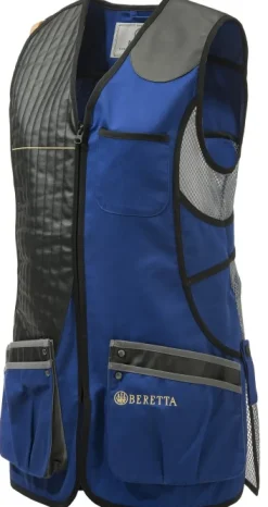 Sporting Vest Woman BlueRoyal & Grey-Beretta Hot