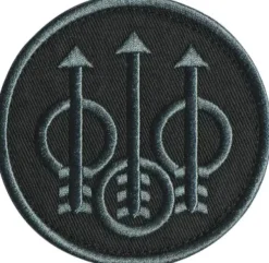 Unisex Trident Velcro Patch Black-Beretta New