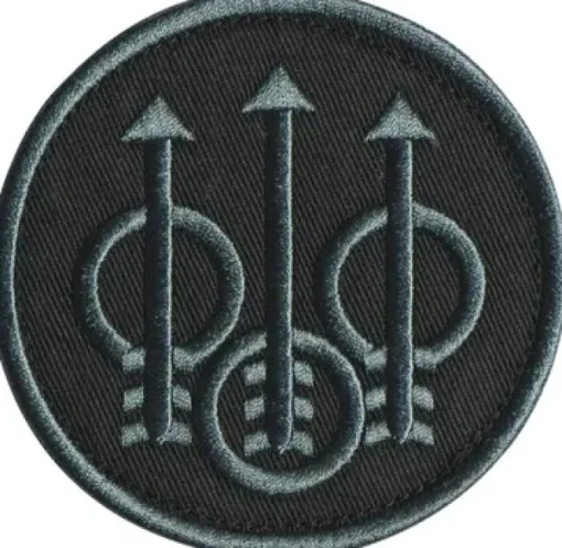 Unisex Trident Velcro Patch Black-Beretta New