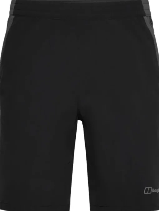 Berghaus Ms Wandermoor Wind Short Jet Black/Grey Pinstripe Fashion
