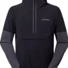 Ws Wandermoor Wind Smock Jet Black/Grey Pinstripe-Berghaus Fashion