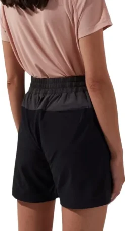 Ws Wandermoor Wind Short Jet Black/Grey Pinstripe-Berghaus Fashion