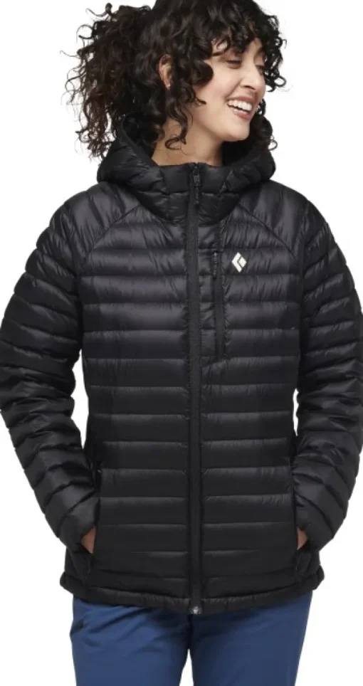 Approach Down Hoody naisten untuvatakki, Black-Black Diamond Discount