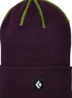 Black Diamond Badge Beanie Bordeaux Unisex pipo Fashion