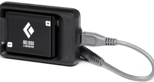 Black Diamond BD 1800 ladattava akku + USB-laturi Fashion