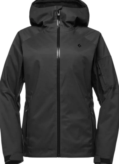 Black Diamond Boundary Line Ski naisten laskettelutakki, musta Discount