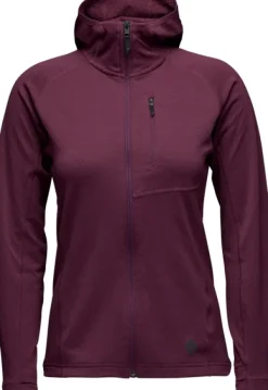Coefficient Hoody naisten fleece, punavioletti-Black Diamond Hot
