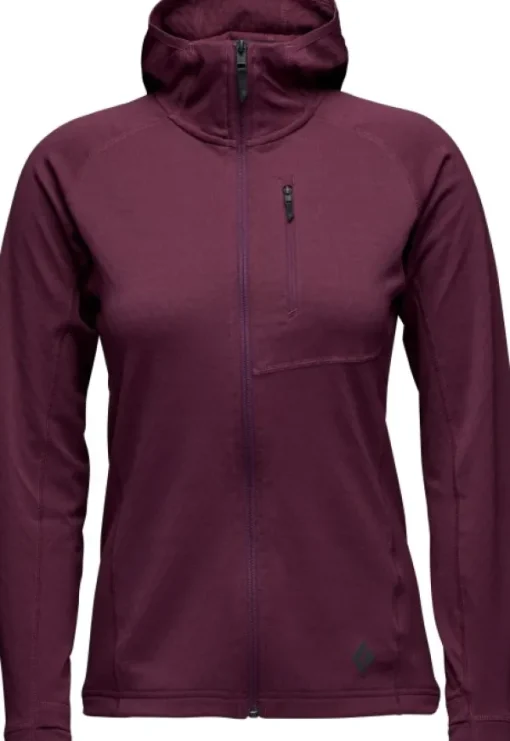 Coefficient Hoody naisten fleece, punavioletti-Black Diamond Hot