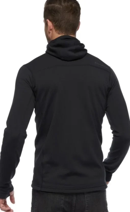 Black Diamond Coefficient Hoody välikerros, Black Hot