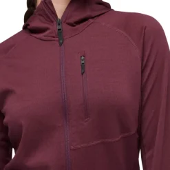Coefficient Hoody naisten fleece, punavioletti-Black Diamond Hot