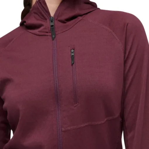 Coefficient Hoody naisten fleece, punavioletti-Black Diamond Hot