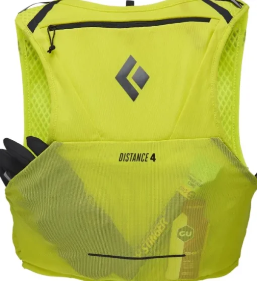 Black Diamond Distance 4 Hydration Vest juoksuliivi, neonkeltainen Sale
