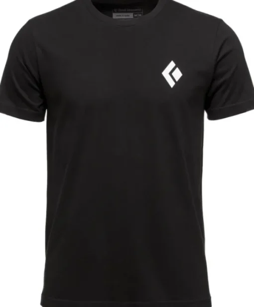 Equipmnt For Alpinist Tee t-paita, musta SS22-Black Diamond New