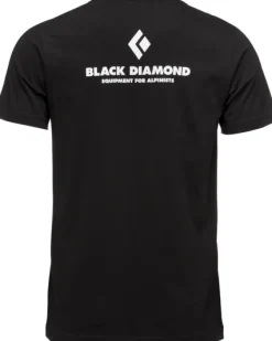 Equipmnt For Alpinist Tee t-paita, musta SS22-Black Diamond New