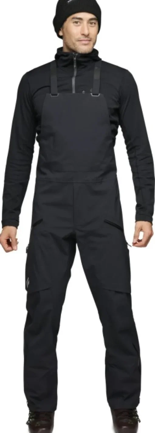 Black Diamond Factor Bibs haalari/toppahousut, Black Online