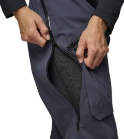 Factor Bibs naisten haalari/toppahousut, Charcoal-Black Diamond Best