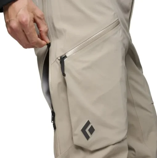 Black Diamond Factor Bibs haalari/toppahousut, Black Online