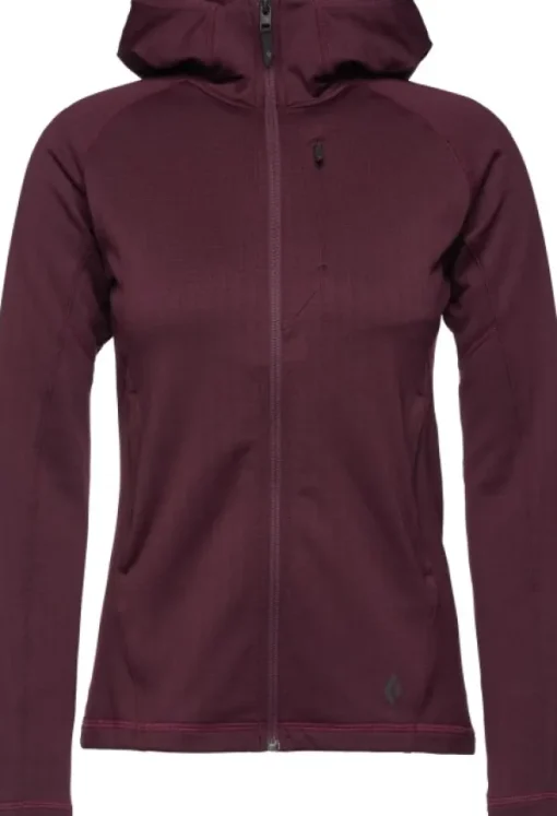 Black Diamond Factor Hoody naisten fleecetakki, viininpunainen Sale