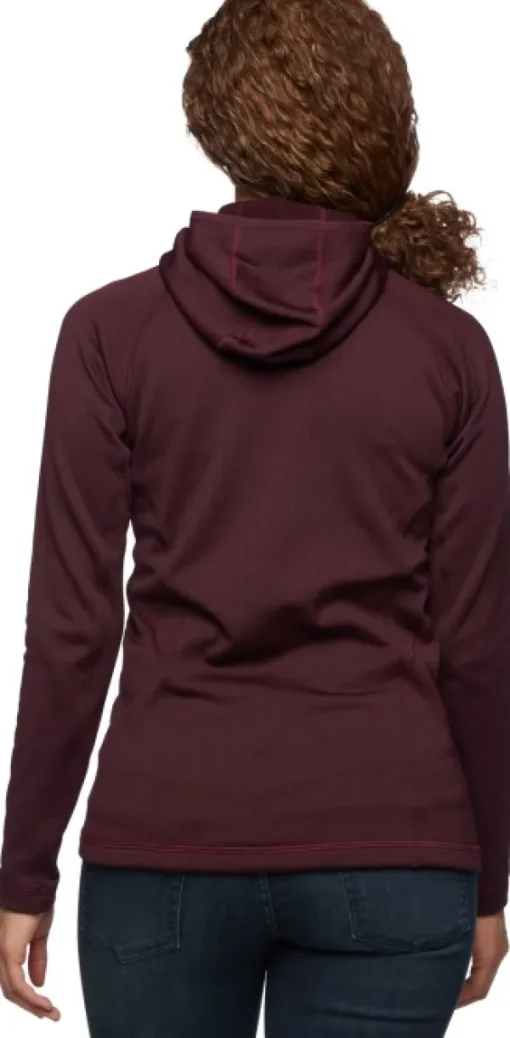 Black Diamond Factor Hoody naisten fleecetakki, viininpunainen Sale