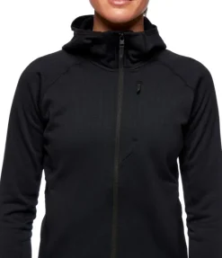Black Diamond Factor Hoody naisten fleecetakki, musta Best