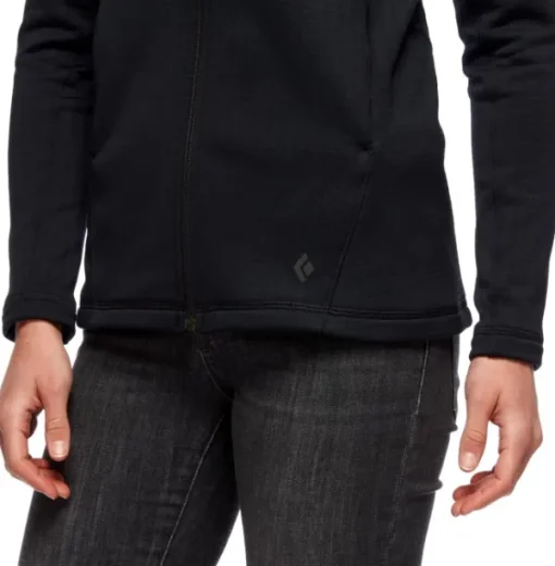 Black Diamond Factor Hoody naisten fleecetakki, musta Best