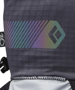 Black Diamond Gridtech Storm Hood Gloves hanskat/kintaat, Carbon/Glacier Best
