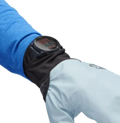 Black Diamond Gridtech Storm Hood Gloves hanskat/kintaat, Carbon/Glacier Best