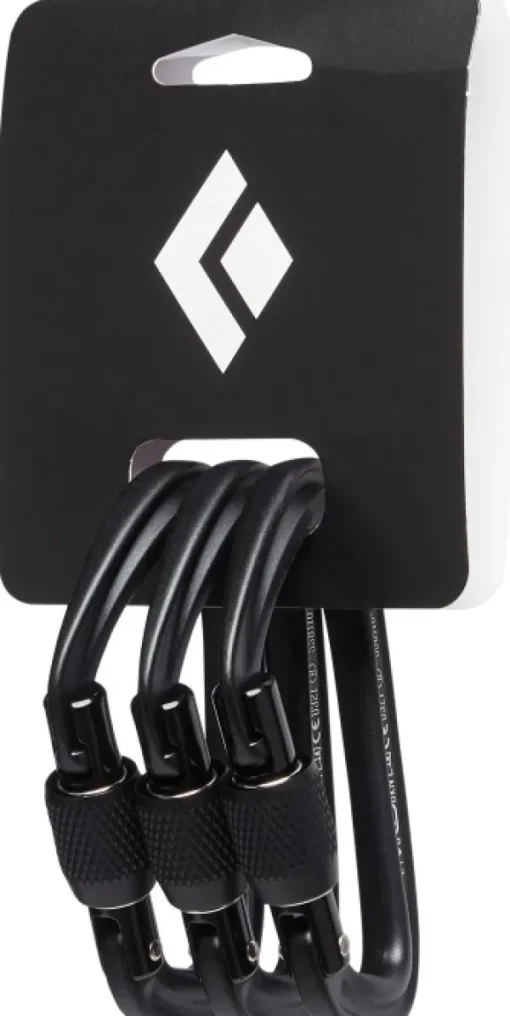 Hotforge Screwgate 3-pack Black -ruuvikarbiinit-Black Diamond Outlet