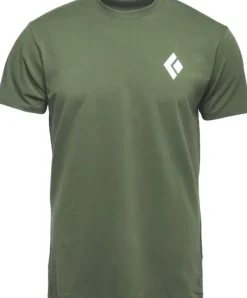 Black Diamond M Equipment For Alpinist SS Tee t-paita, vihreä Fashion