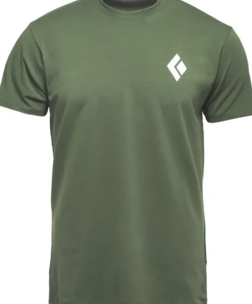 Black Diamond M Equipment For Alpinist SS Tee t-paita, vihreä Fashion